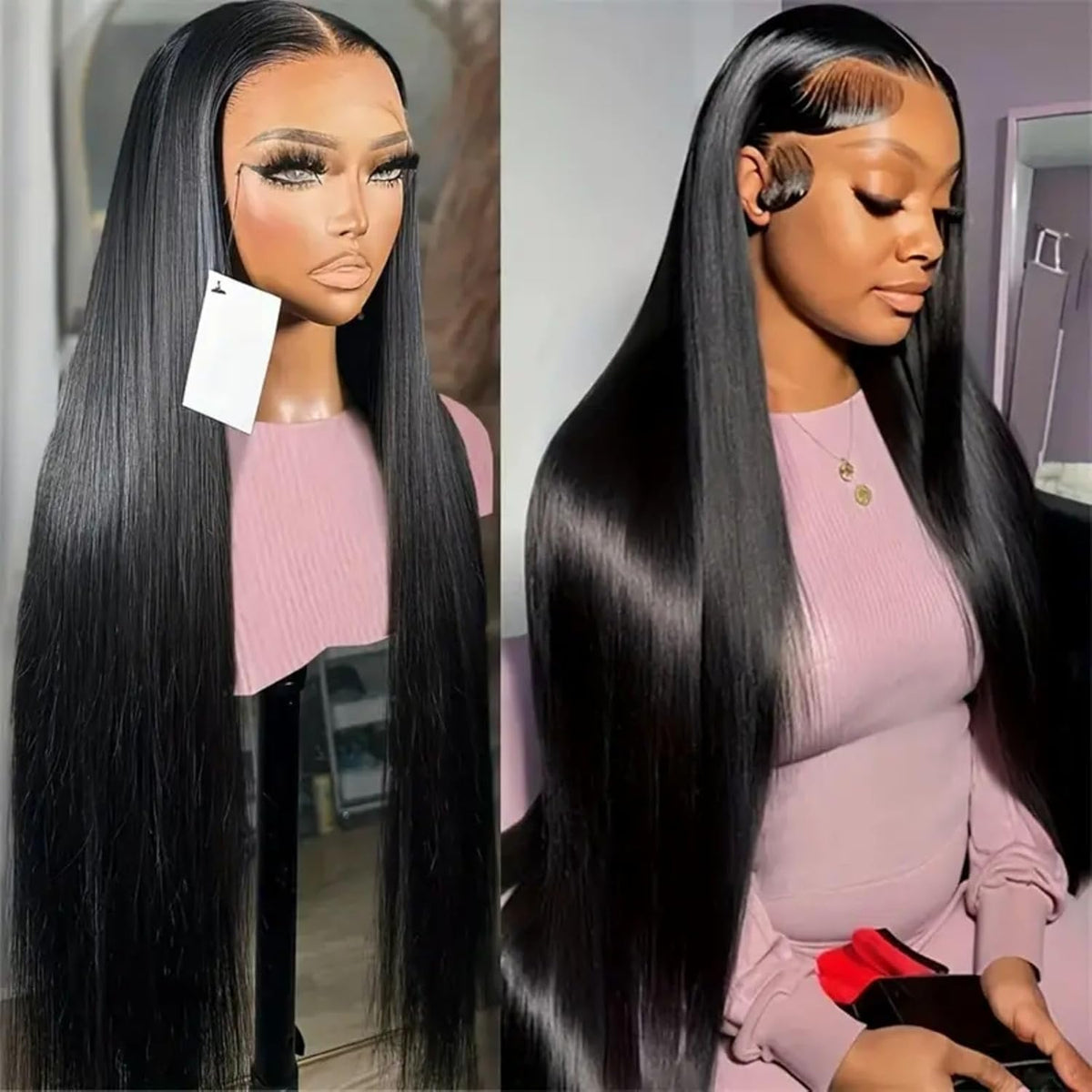 Special Summer Sale Deals 🌷💥Straight HD Transparent Lace Front Wigs Human Hair