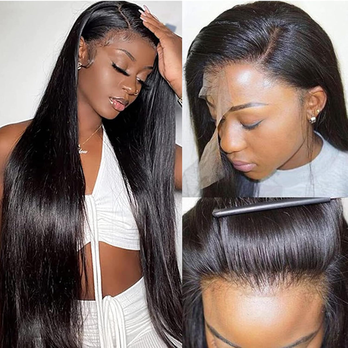 Special Summer Sale Deals 🌷💥Straight HD Transparent Lace Front Wigs Human Hair