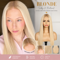 Platinum Blonde Silky Straight